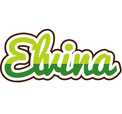 Elvina golfing logo