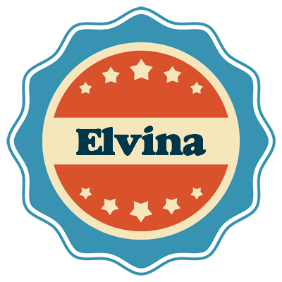 Elvina labels logo