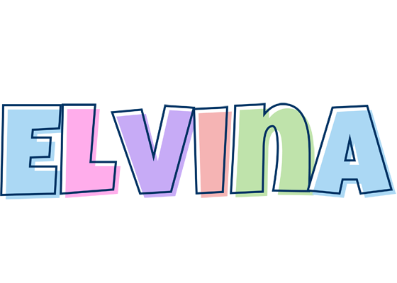 Elvina pastel logo