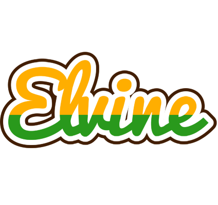 Elvine banana logo