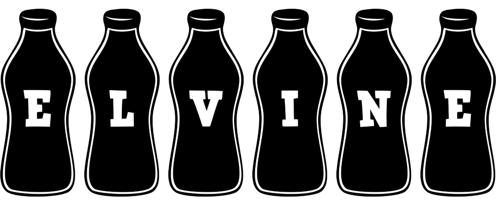 Elvine bottle logo