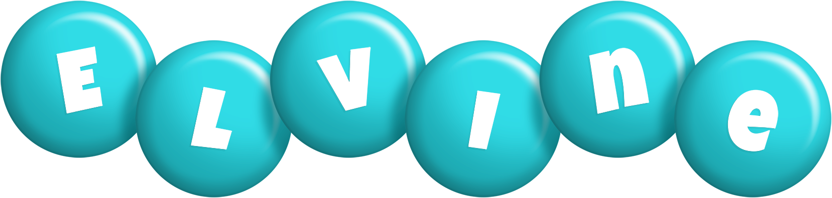 Elvine candy-azur logo