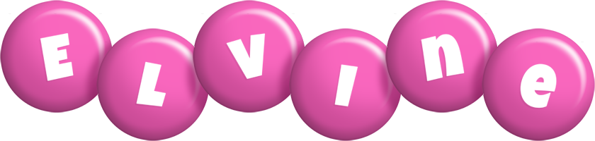 Elvine candy-pink logo