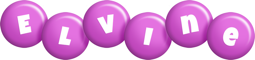 Elvine candy-purple logo