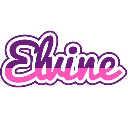 Elvine cheerful logo