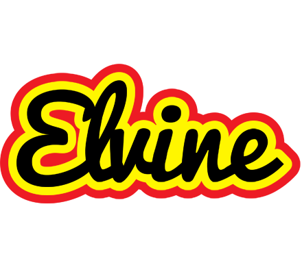 Elvine flaming logo