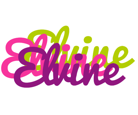 Elvine flowers logo
