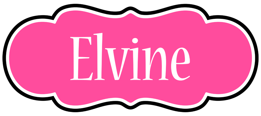 Elvine invitation logo