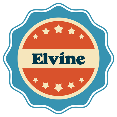 Elvine labels logo