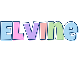 Elvine pastel logo