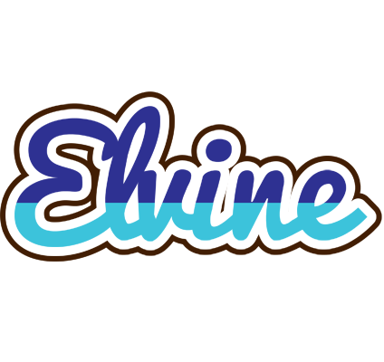 Elvine raining logo
