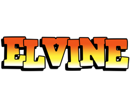 Elvine sunset logo