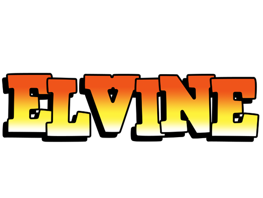 Elvine sunset logo