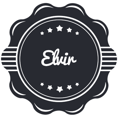 Elvir badge logo