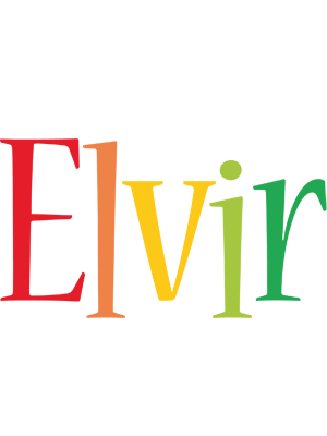 Elvir birthday logo