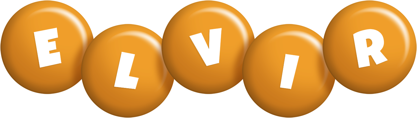 Elvir candy-orange logo
