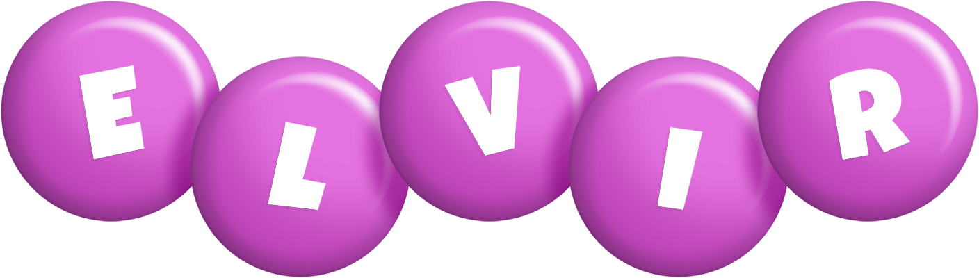 Elvir candy-purple logo