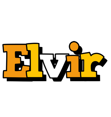 Elvir cartoon logo
