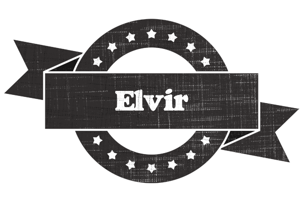 Elvir grunge logo