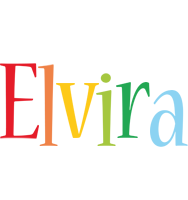 Elvira birthday logo