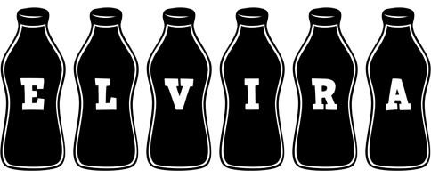 Elvira bottle logo