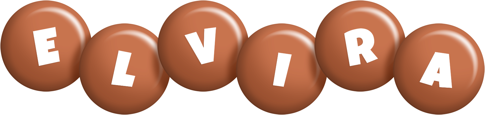 Elvira candy-brown logo