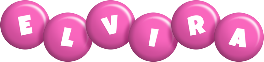 Elvira candy-pink logo