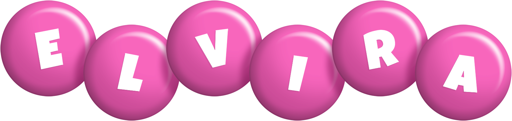 Elvira candy-pink logo