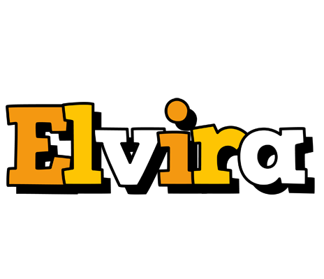 Elvira cartoon logo