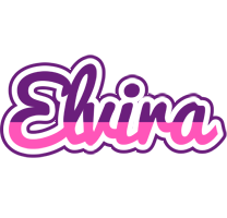 Elvira cheerful logo