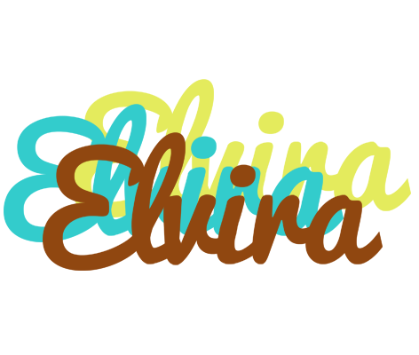 Elvira cupcake logo