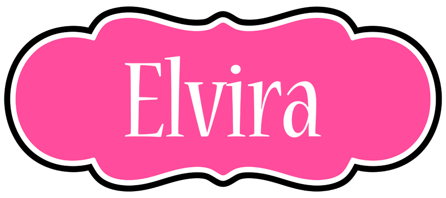 Elvira invitation logo