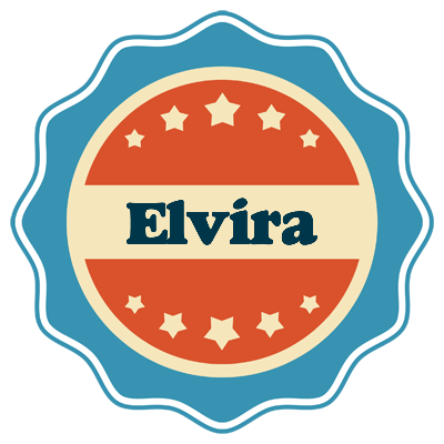 Elvira labels logo