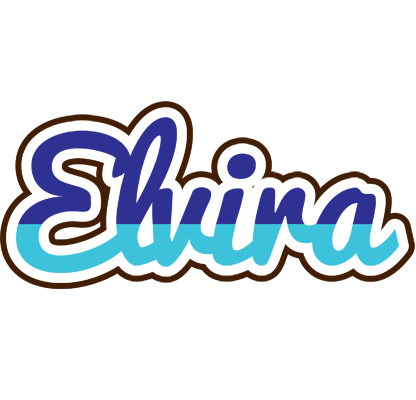 Elvira raining logo
