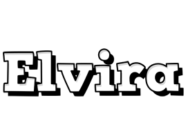 Elvira snowing logo