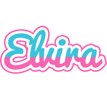 Elvira woman logo