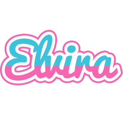 Elvira woman logo