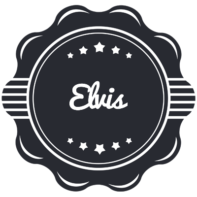 Elvis badge logo
