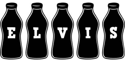 Elvis bottle logo