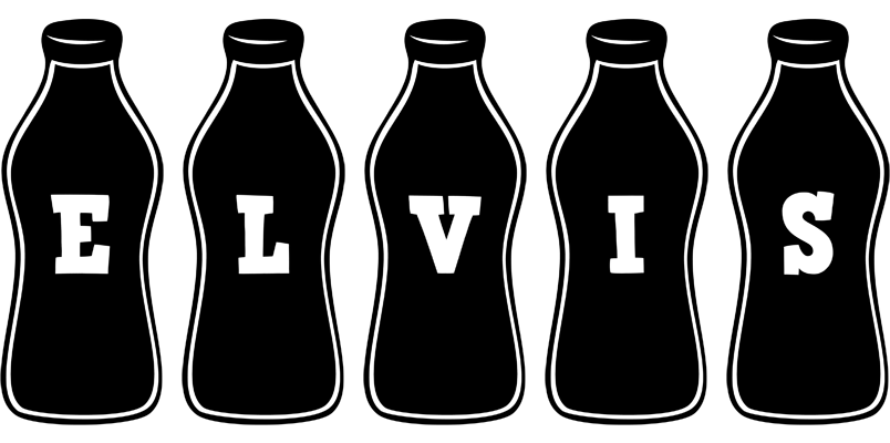 Elvis bottle logo
