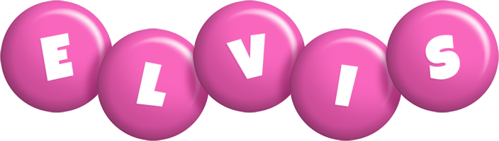 Elvis candy-pink logo