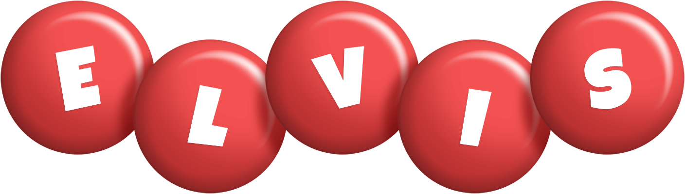 Elvis candy-red logo