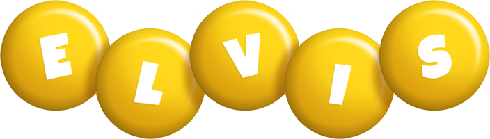 Elvis candy-yellow logo