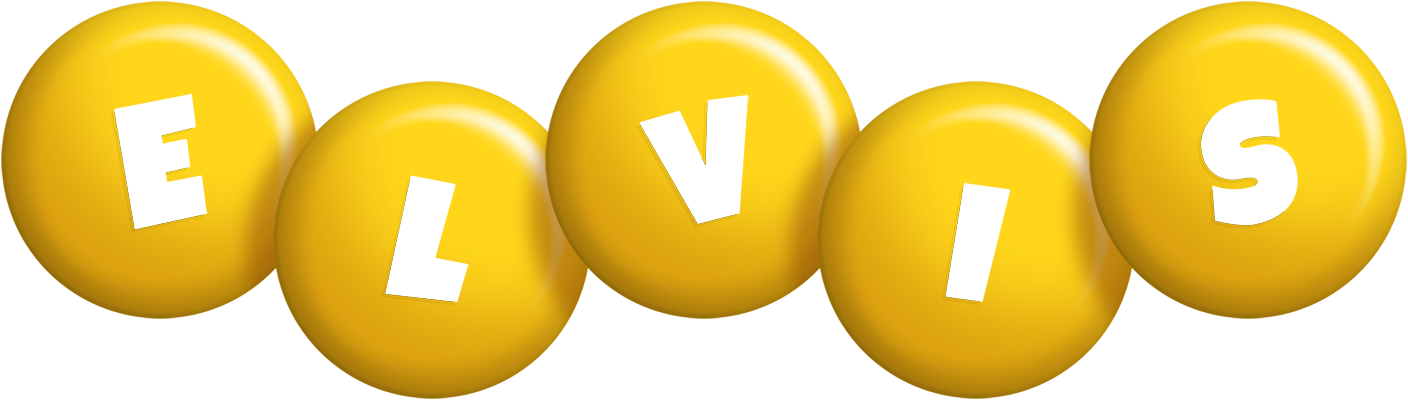 Elvis candy-yellow logo