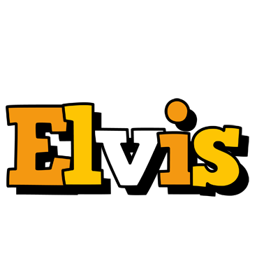 Elvis cartoon logo