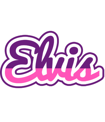 Elvis cheerful logo