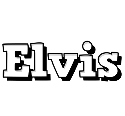 Elvis snowing logo