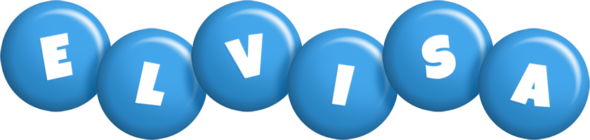 Elvisa candy-blue logo