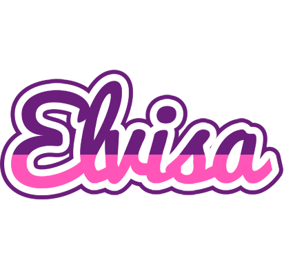 Elvisa cheerful logo