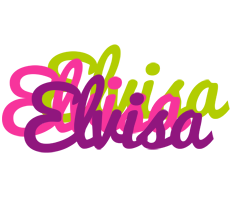 Elvisa flowers logo